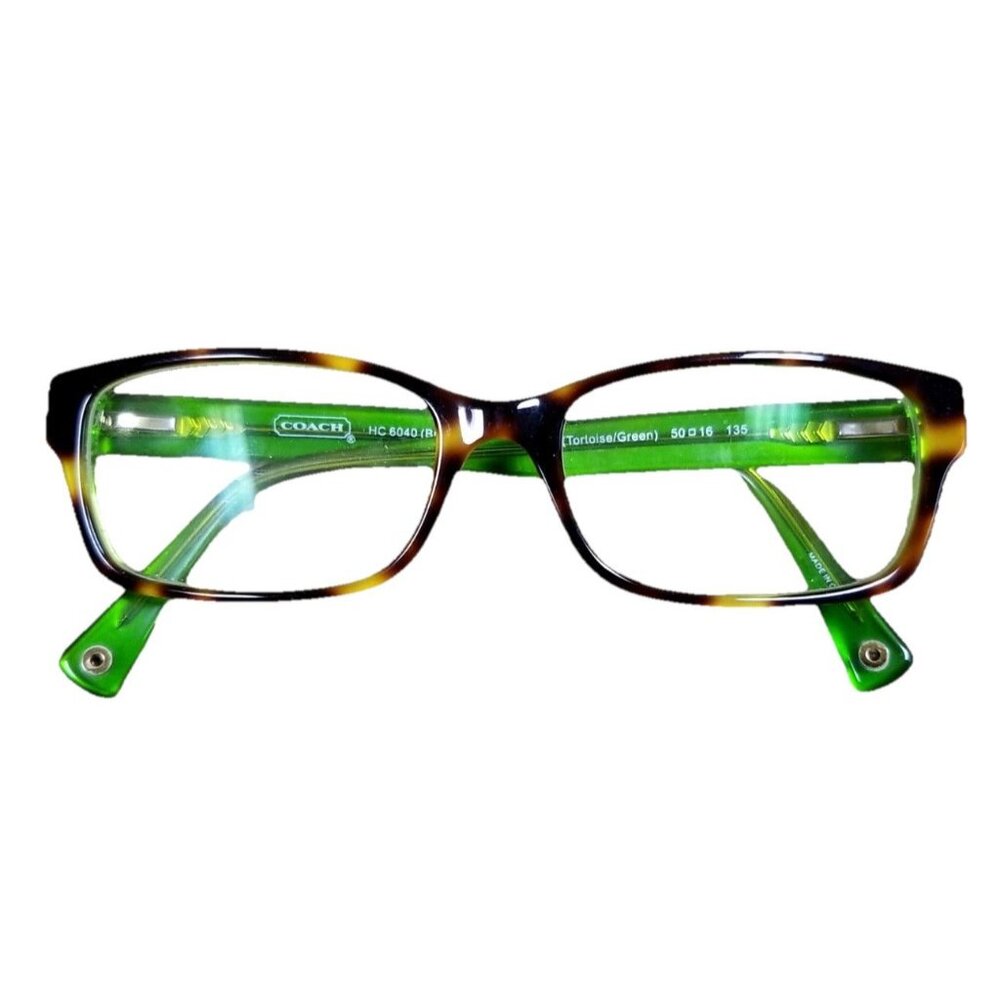 Coach‎ Brooklyn 5117 Tortoise Green Eyeglasses w Case HC6040 5016135 Office - Picture 2 of 10